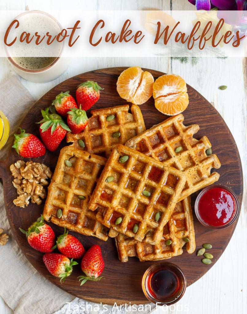 Carrot Cake Waffles PIN