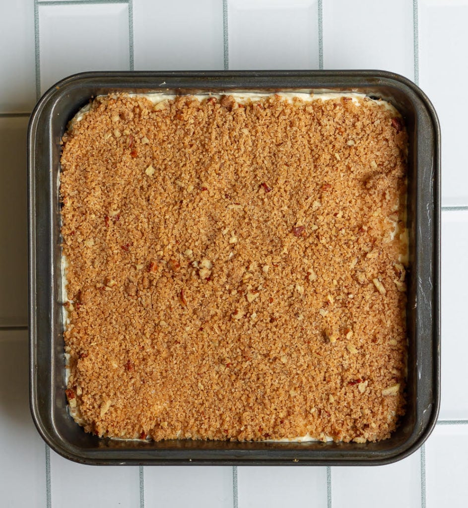 Ready to bake Cinnamon Streusel Coffee Cake