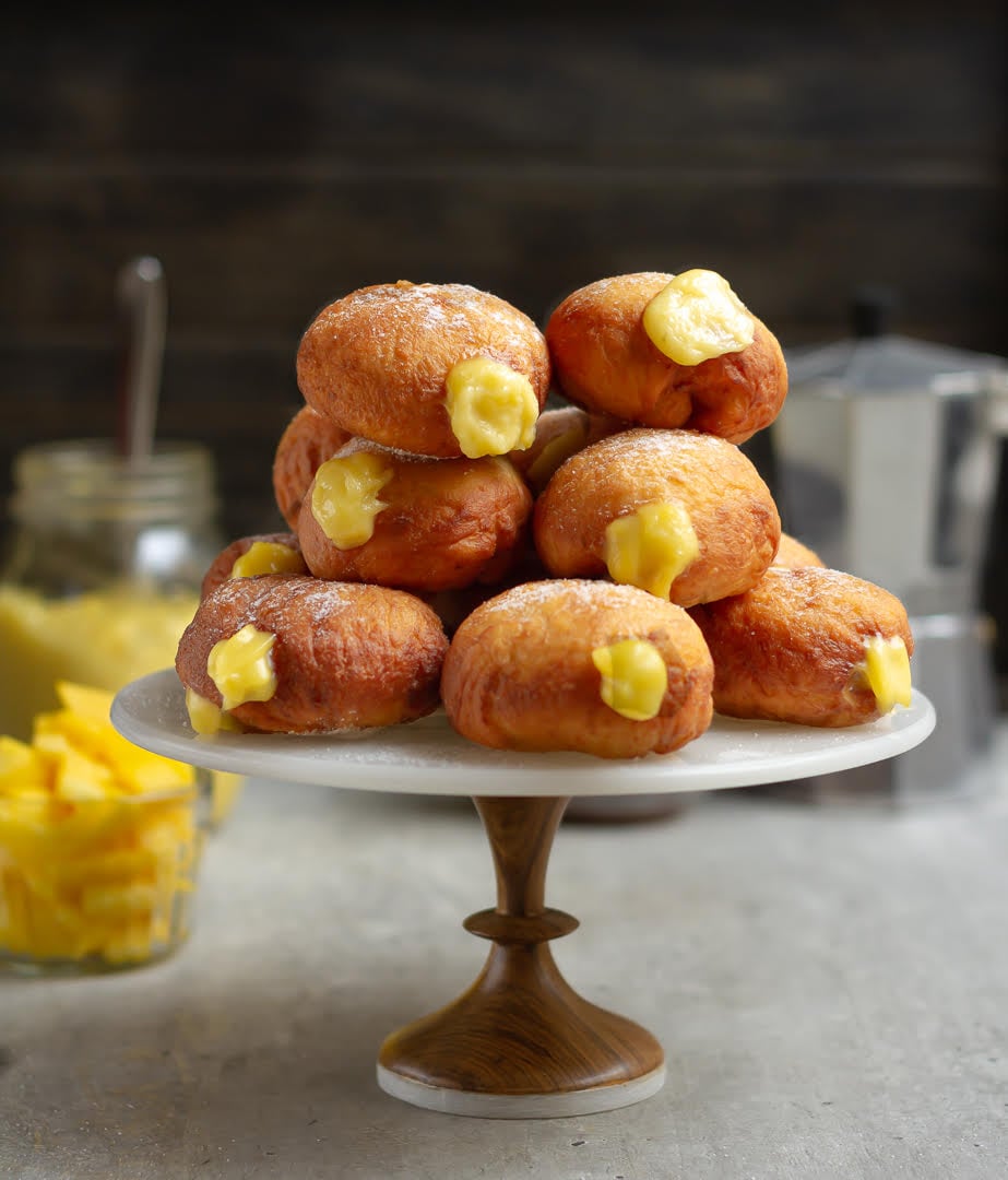 Mango-Filled Donuts - Vegan Mango Donuts Recipe