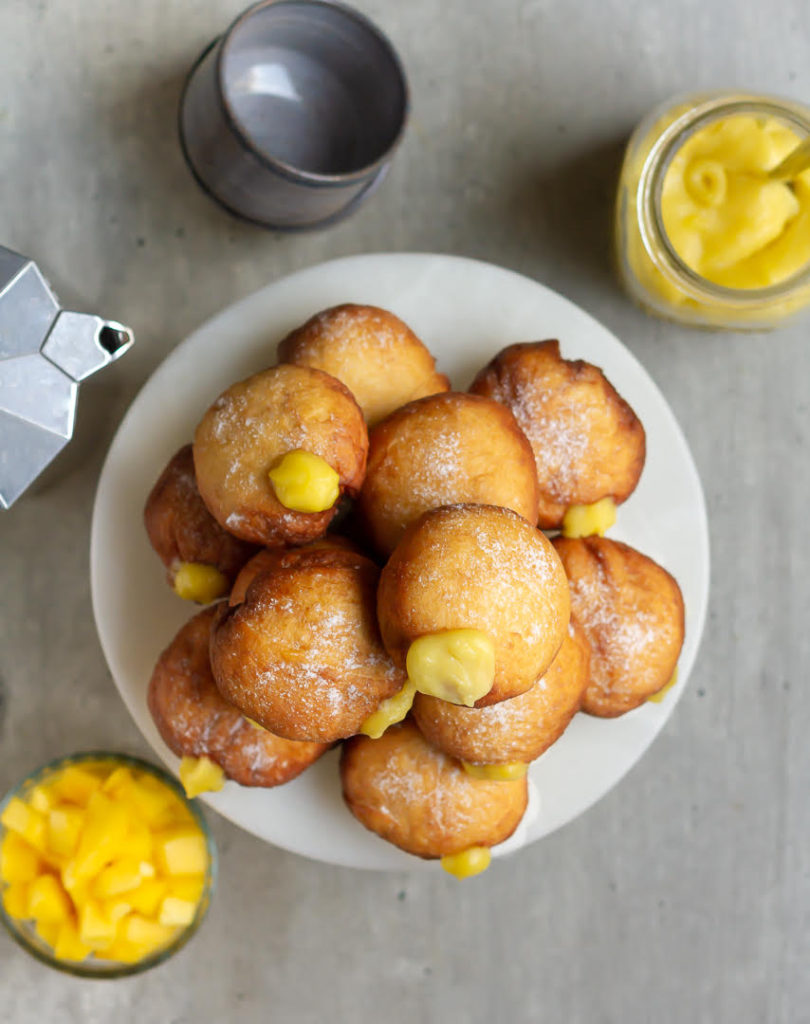 Mango-Filled Donuts | Vegan Mango Donuts/ Doughnuts