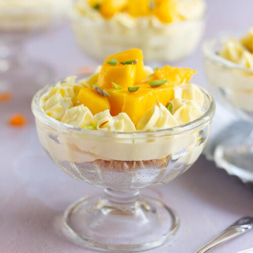 No-Bake Mango Cheesecake