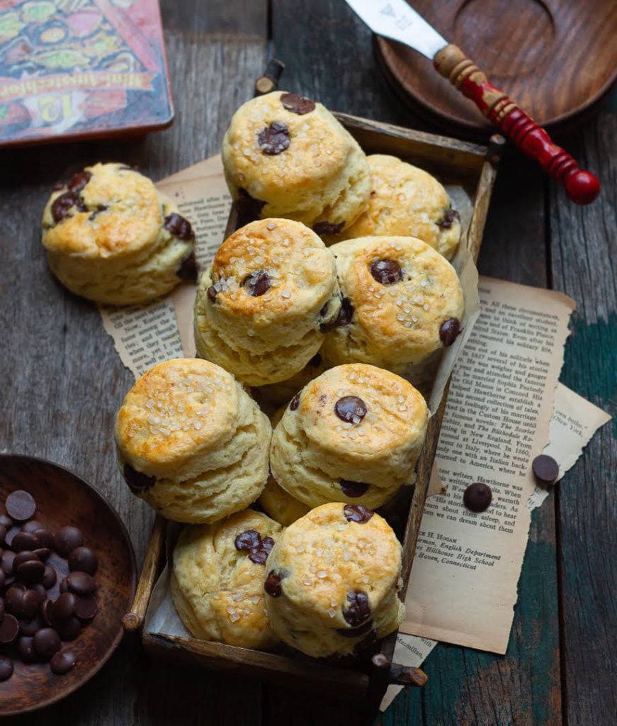 Chocolate Chip Buttermilk Scones