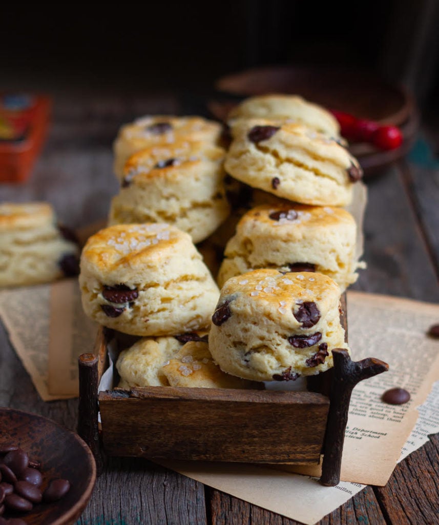 Chocolate Chip Buttermilk Scones