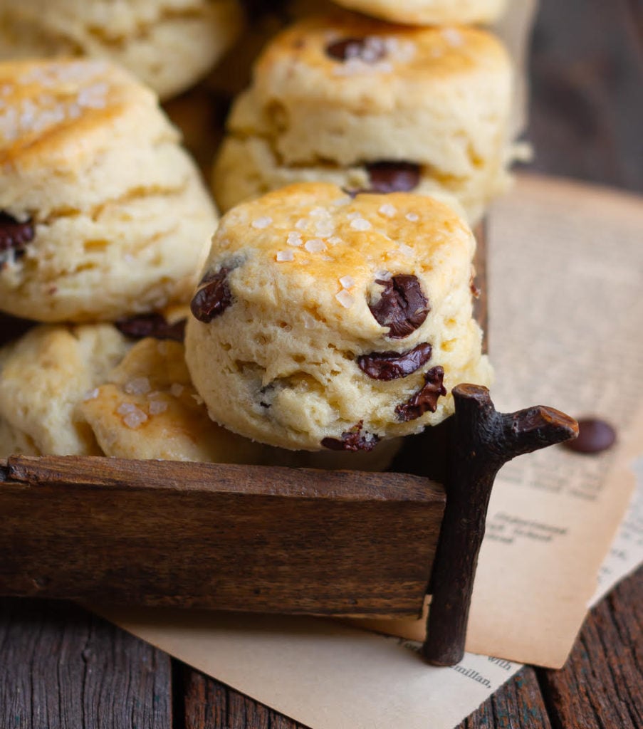 Chocolate Chip Buttermilk Scones