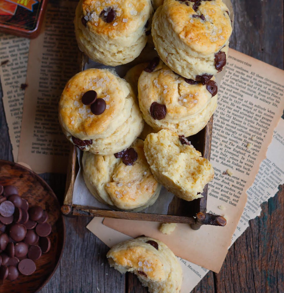 Chocolate Chip Buttermilk Scones