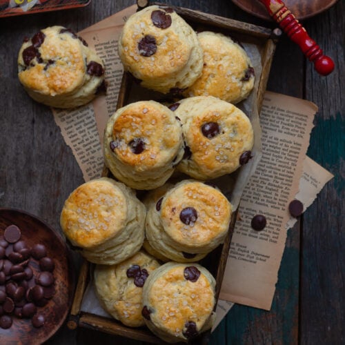 Chocolate Chip Buttermilk Scones