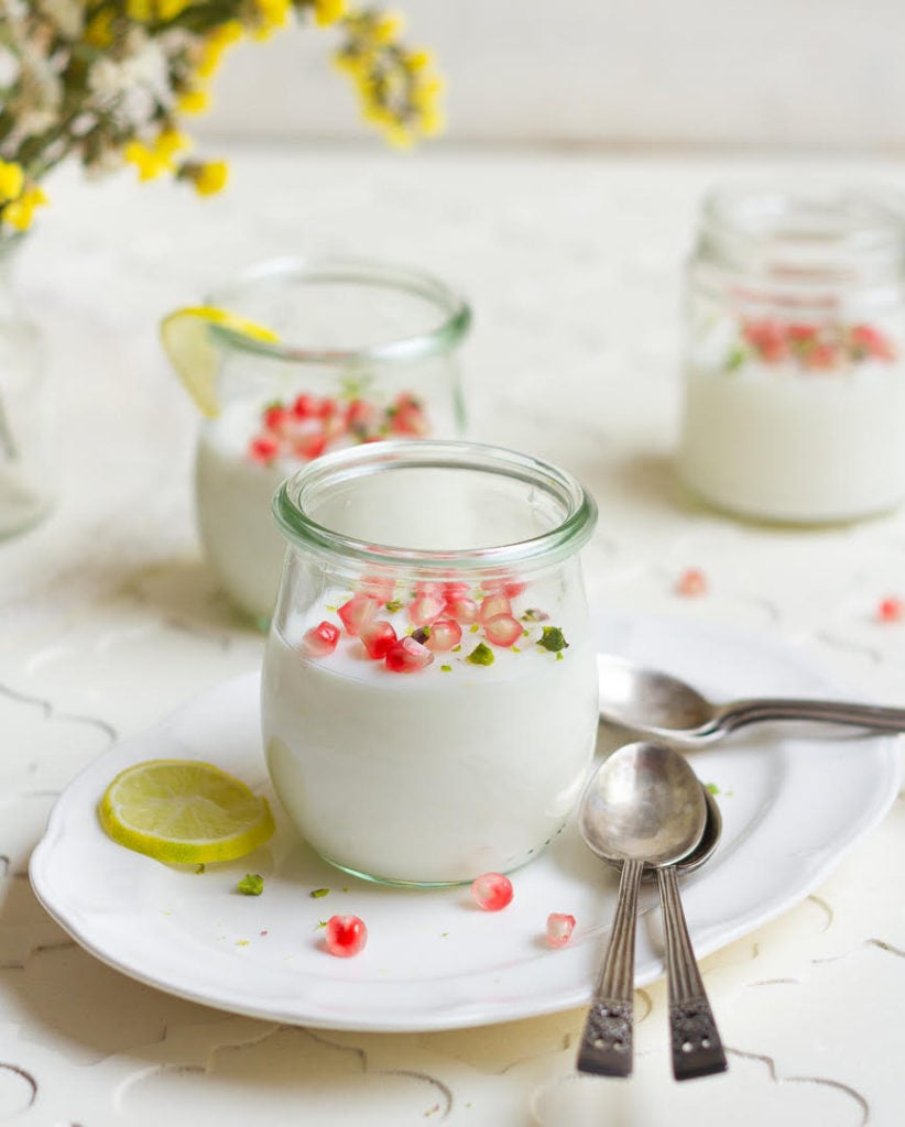 Lemon Panna Cotta | Lemon Panna Cotta w/Greek Yogurt