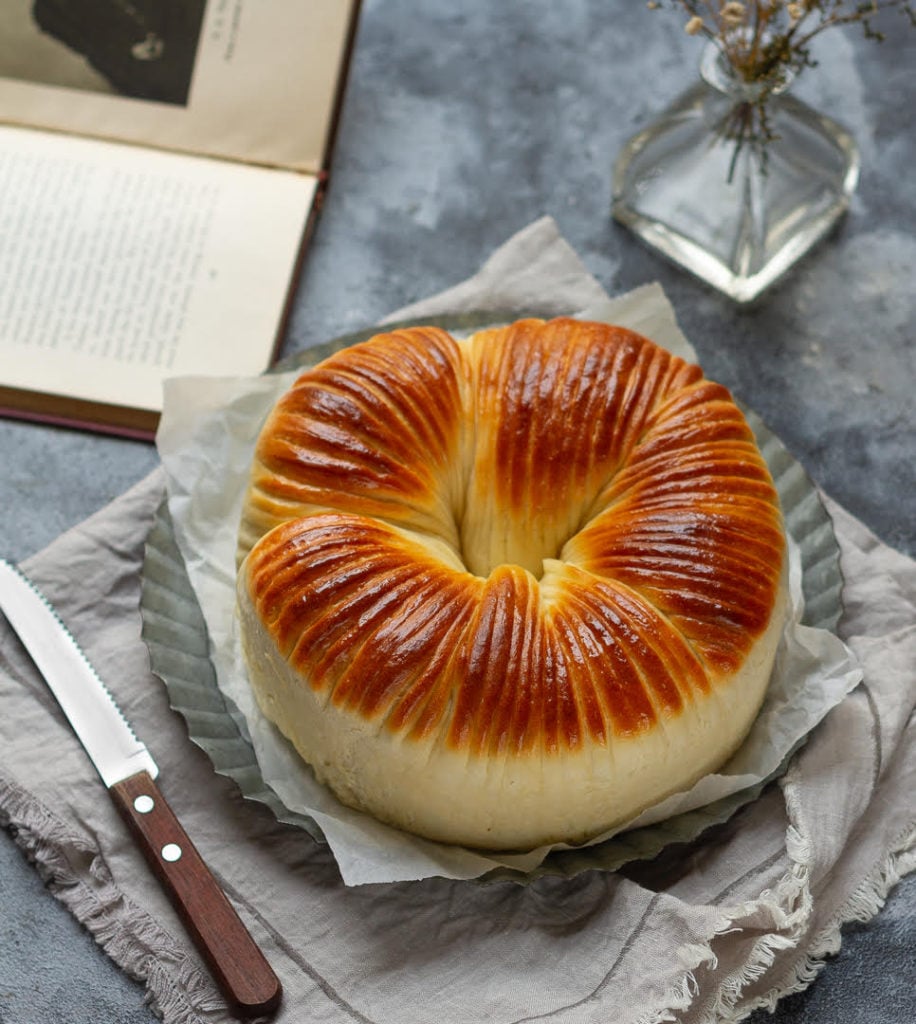 Sourdough Wool Roll Bread - MyLoveOfBaking