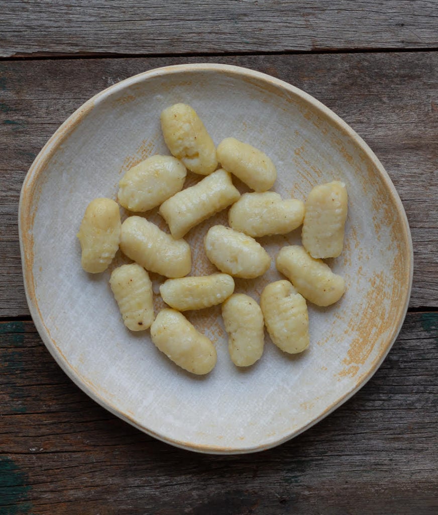 Cooked gnocchi