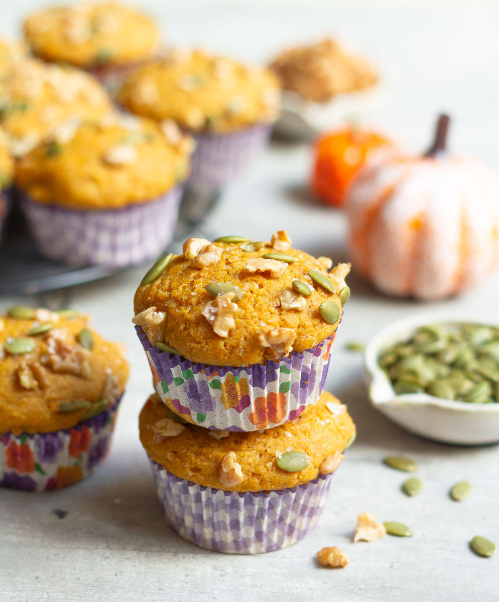 The Best Vegan Pumpkin Muffins You'll Ever Try! 