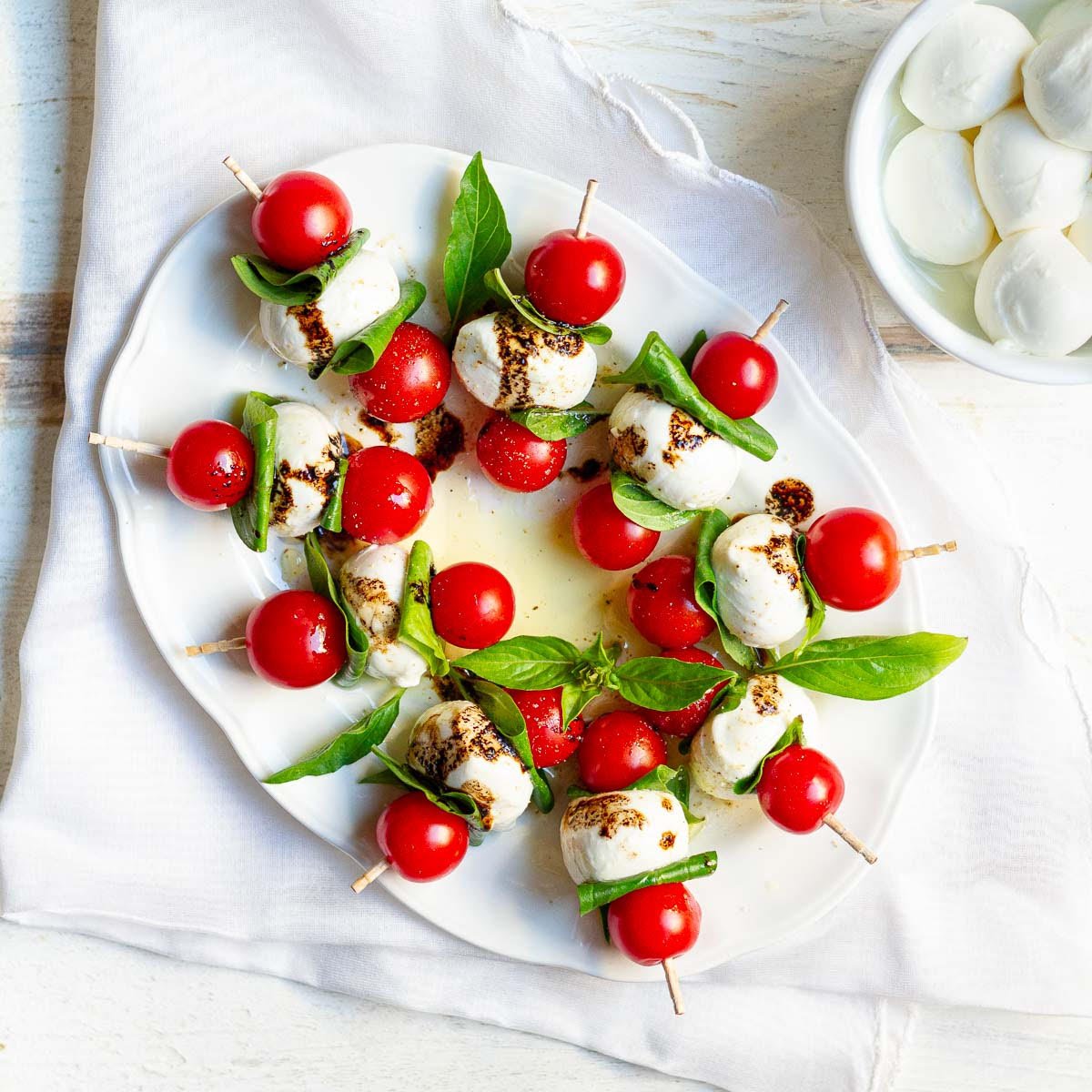 Delicious Caprese Salad Skewers