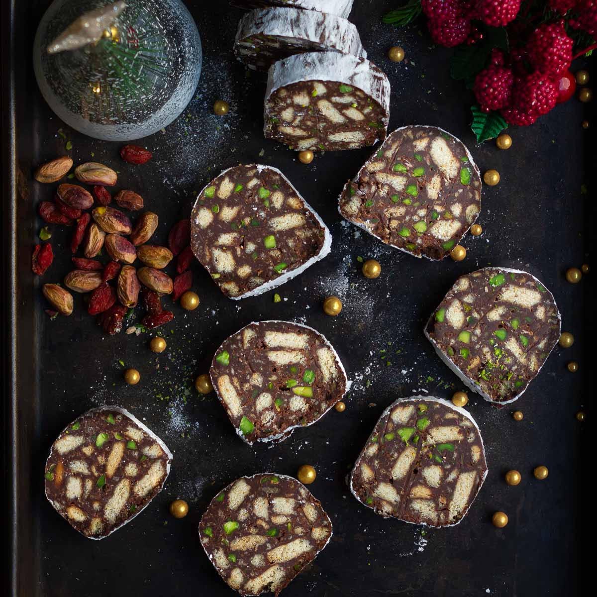 Easy Chocolate Salami Recipe Tasha's Artisan Foods