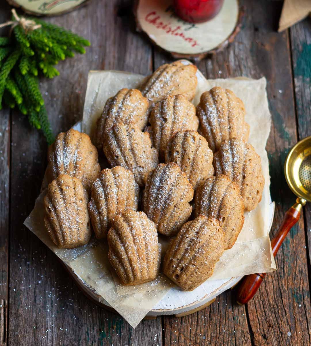 Spiced Brown Butter Madeleines