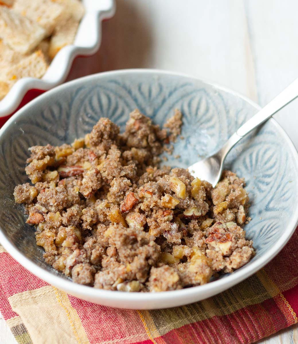 Crumble topping for the casserole