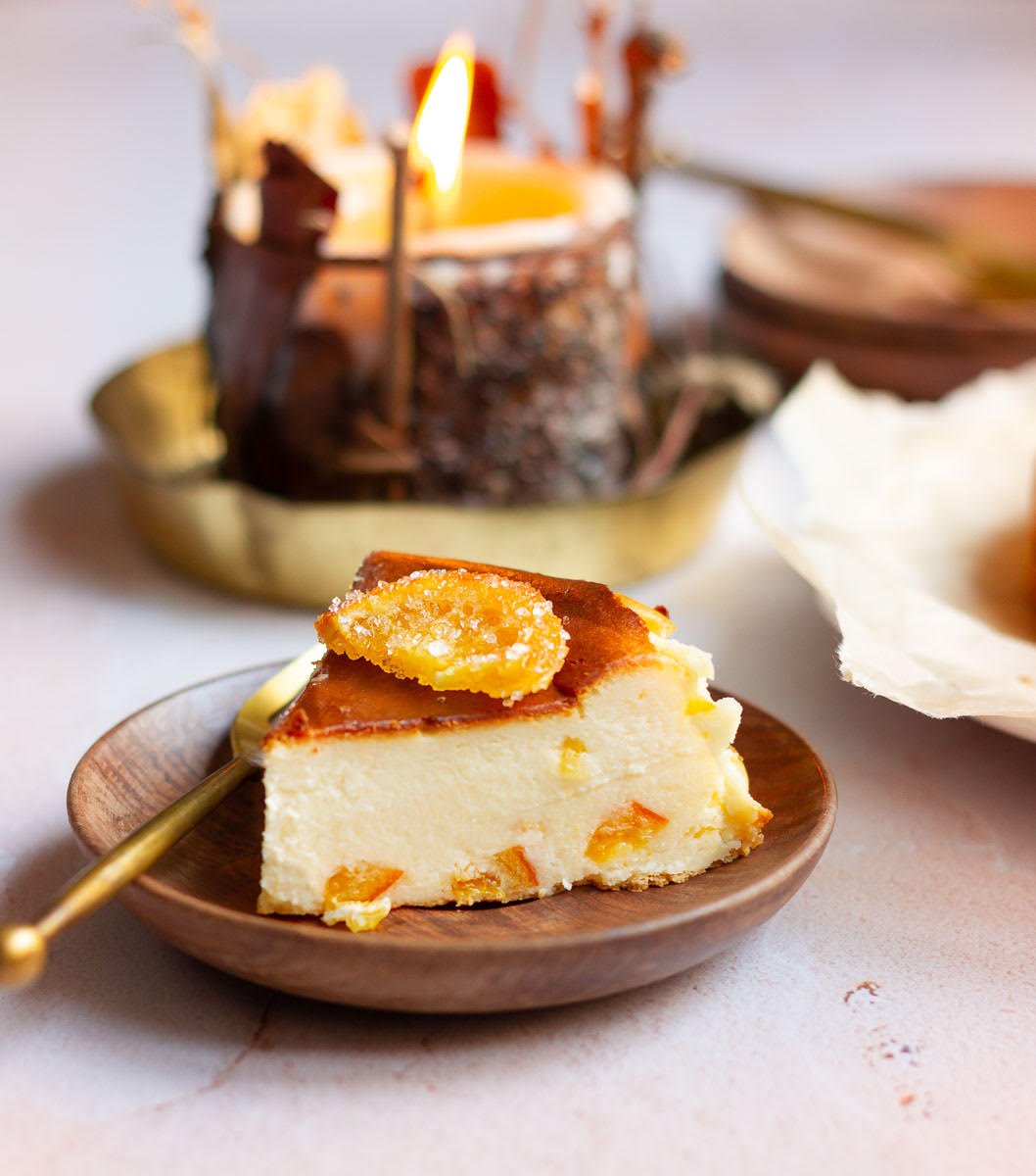 Orange Basque Cheesecake