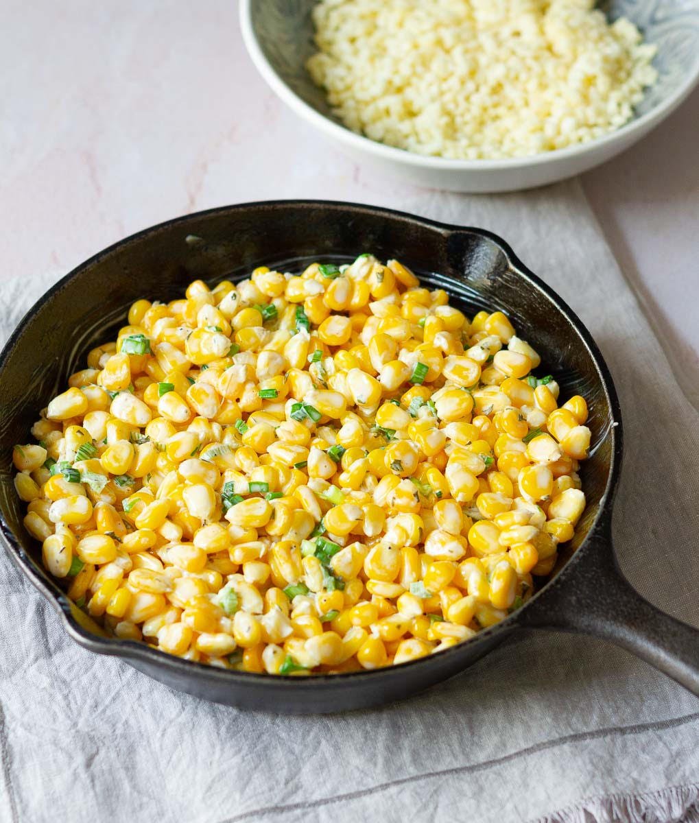 Transfer the mixture to a buttered cast iron skillet