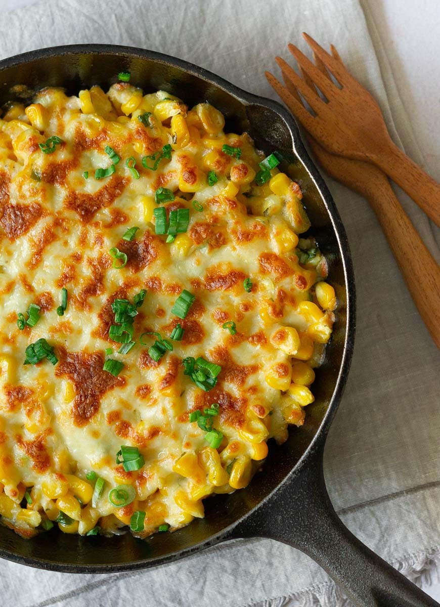 Baked Korean corn cheese