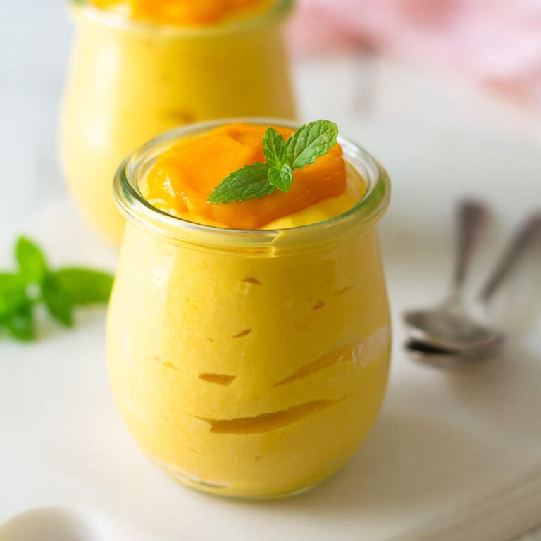 The Best Mango Mousse Recipe! (3 Ingredients)