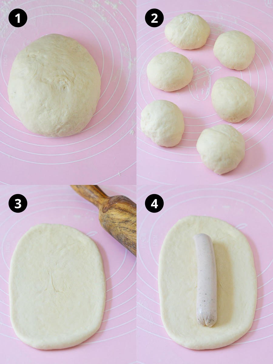 Steps for making Korean Sausage Bread 