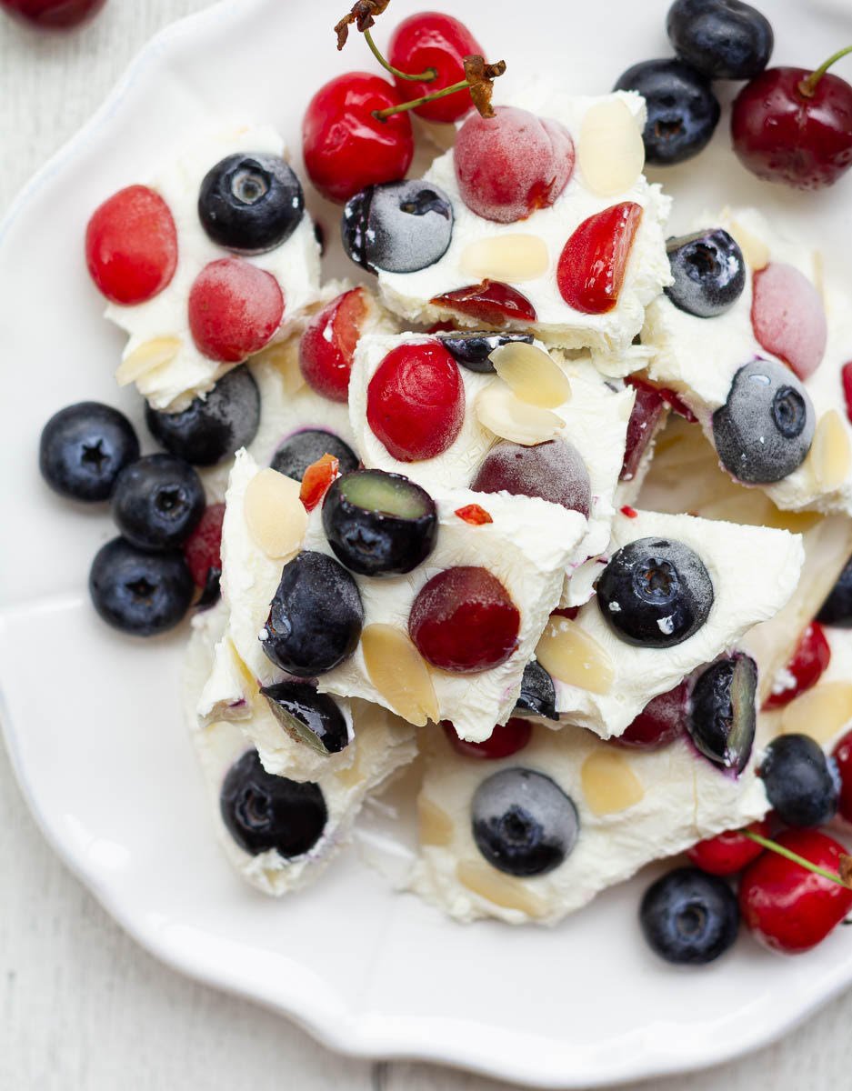 Frozen Yogurt Bark