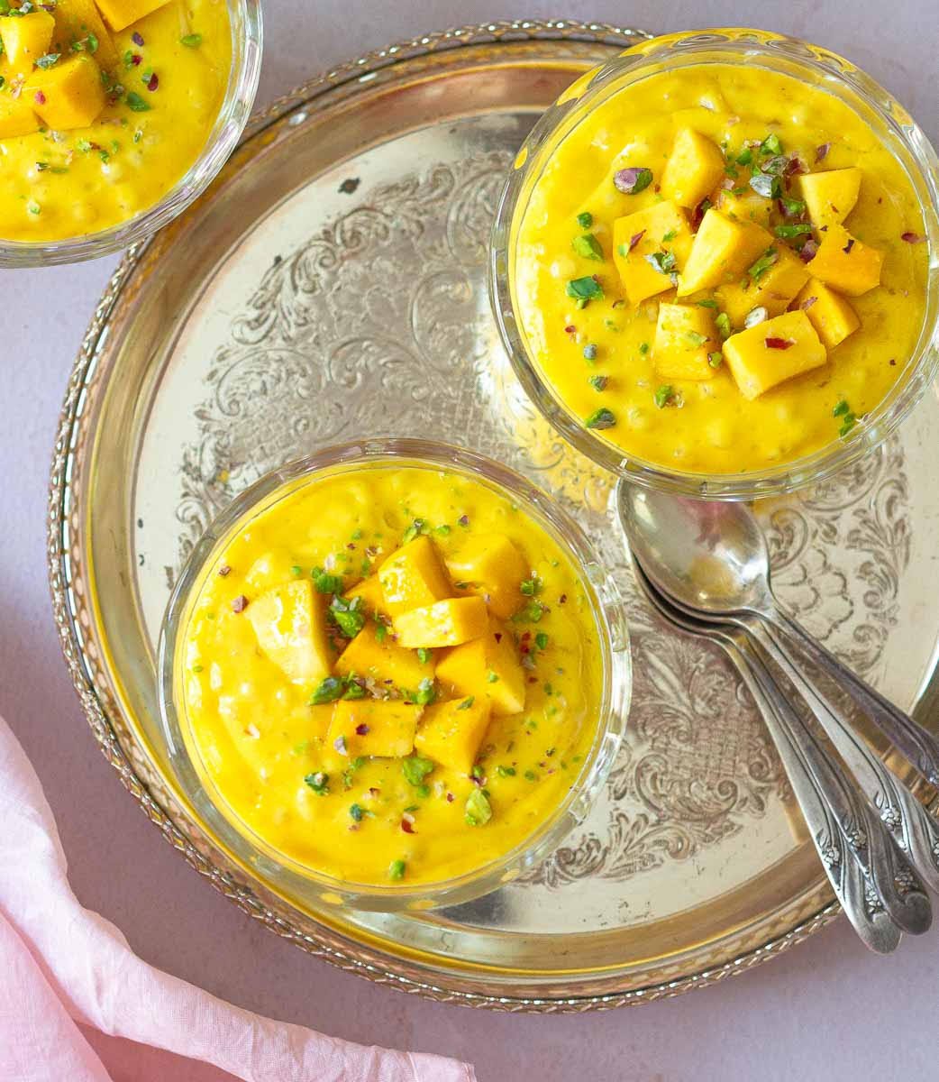 Mango Sago Dessert- Tapioca Pudding 