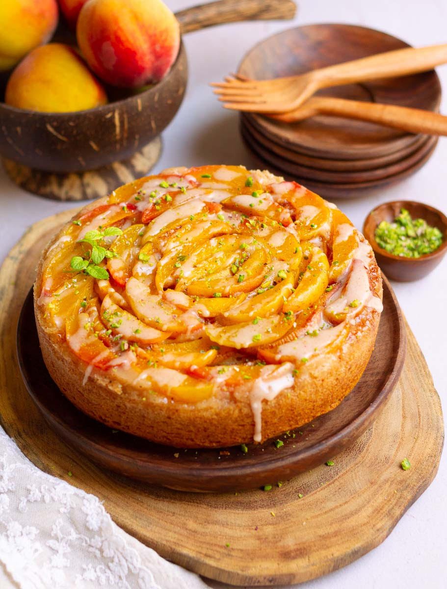 Peach Cobbler Cake