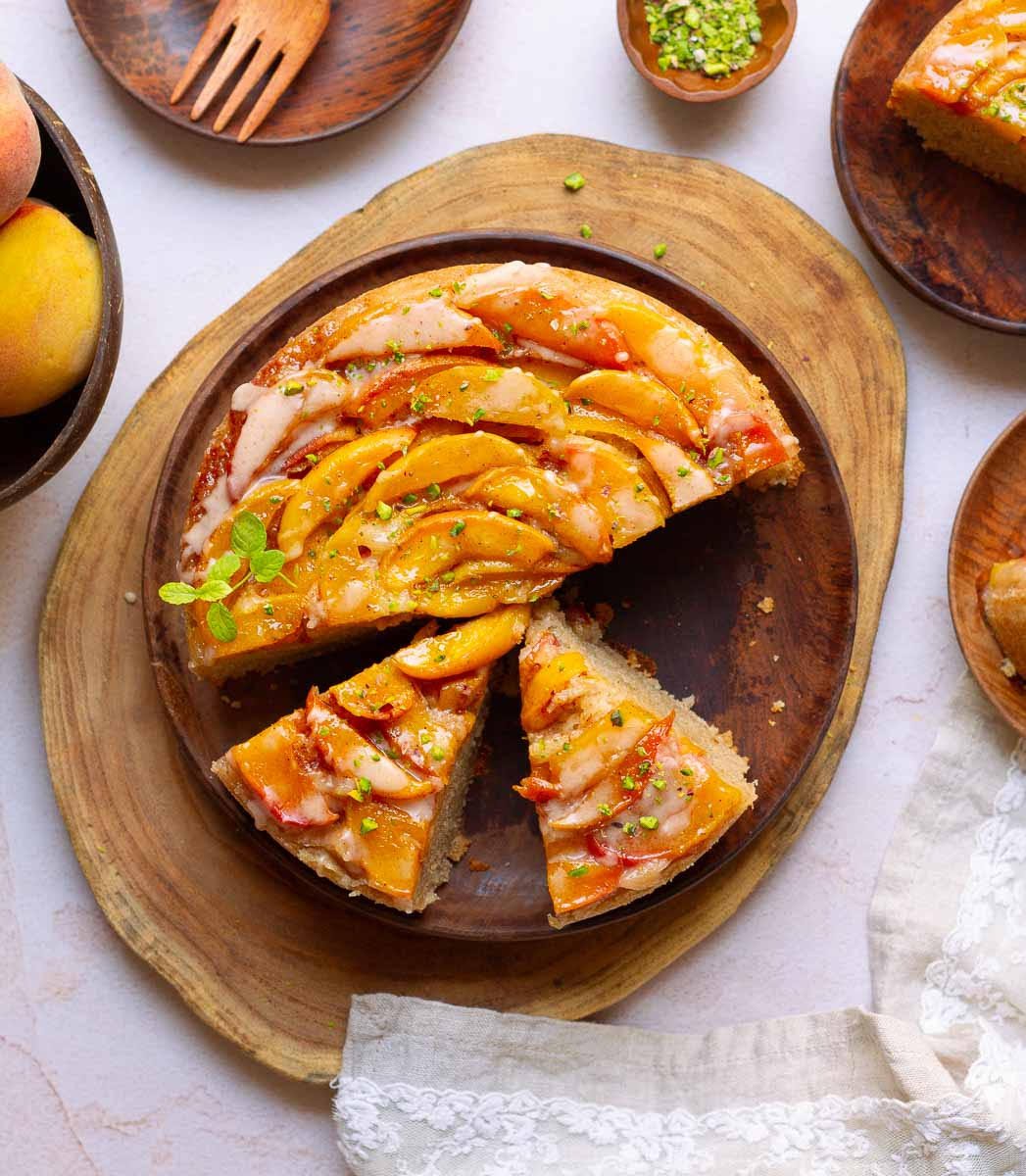 Peach Cobbler Cake