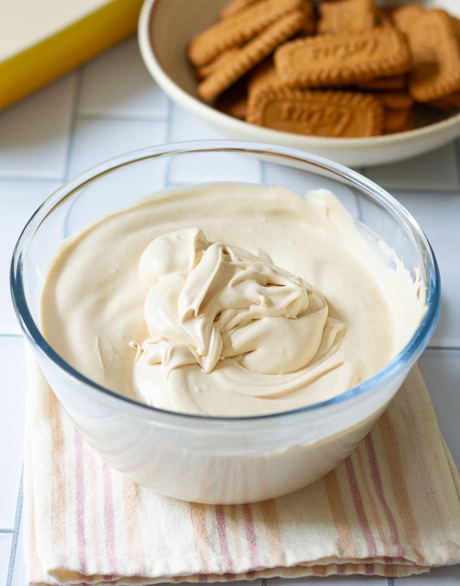 Biscoff whipped cream