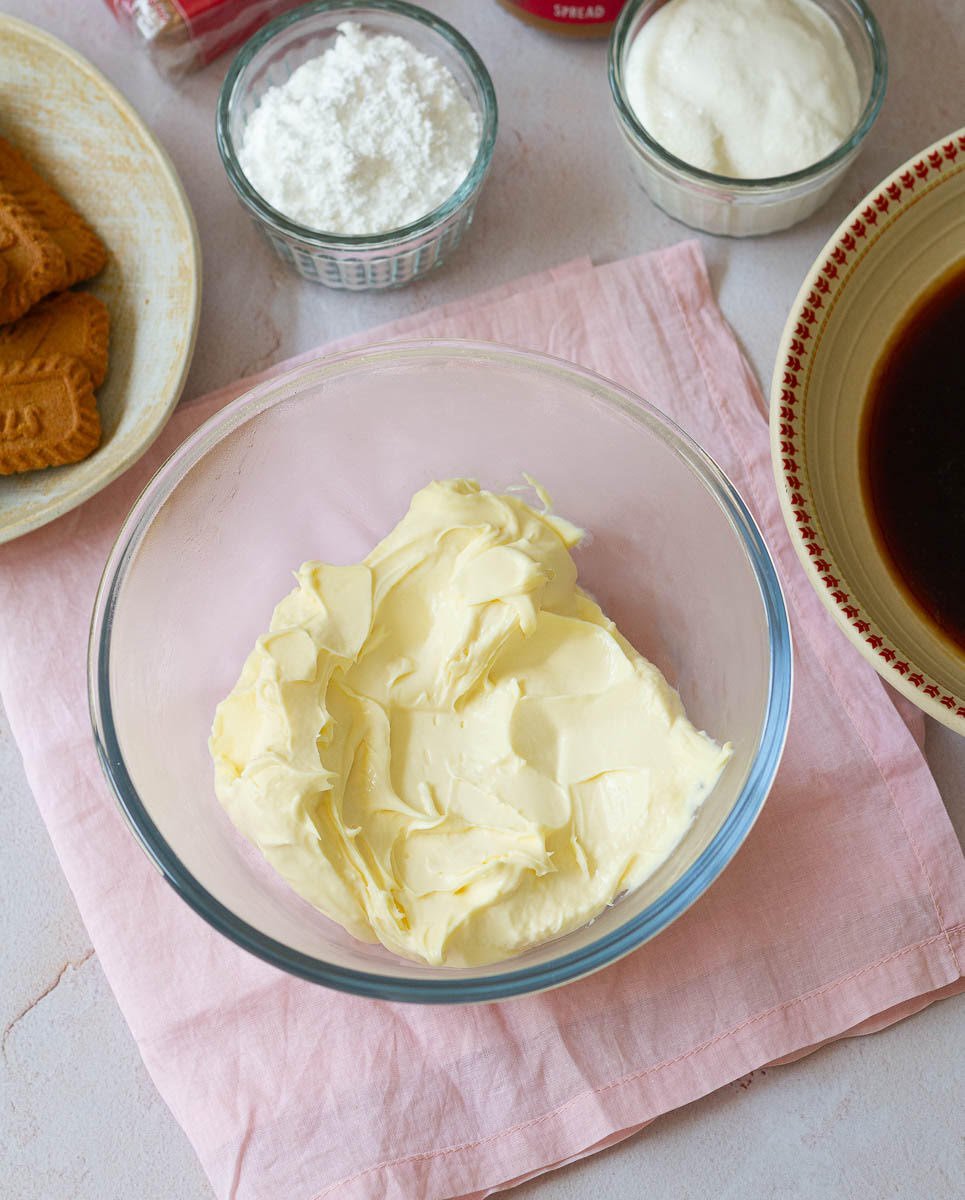 Ingredients for Biscoff Tiramisu