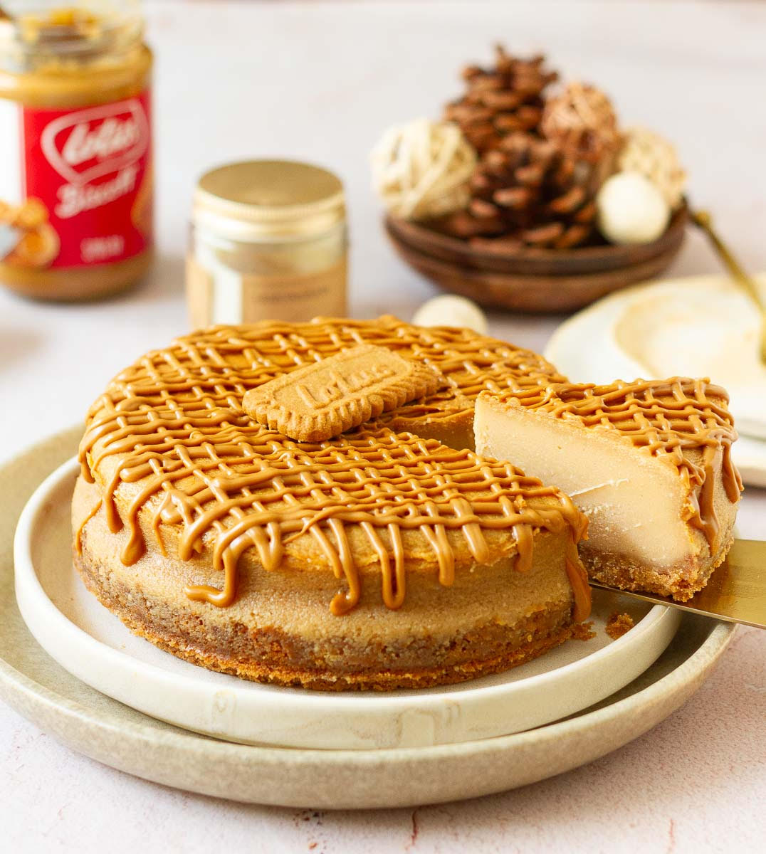 Baked Biscoff Cheesecake Recipe