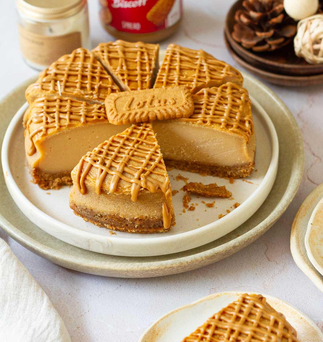 Baked Biscoff Cheesecake Recipe