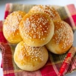 Homemade Brioche Burger Buns