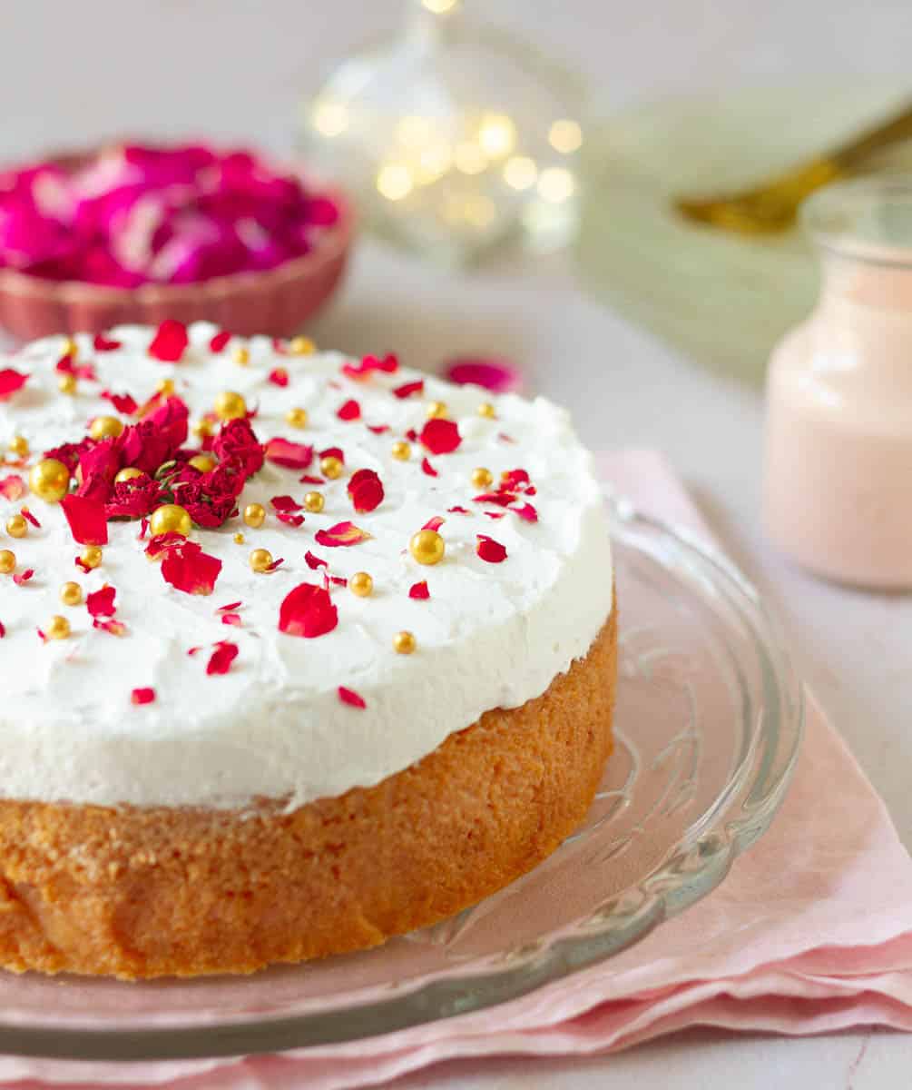 Rose Tres Leches aka Rose Milk Cake