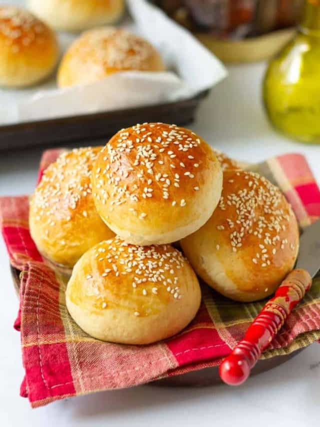Homemade Brioche Burger Buns