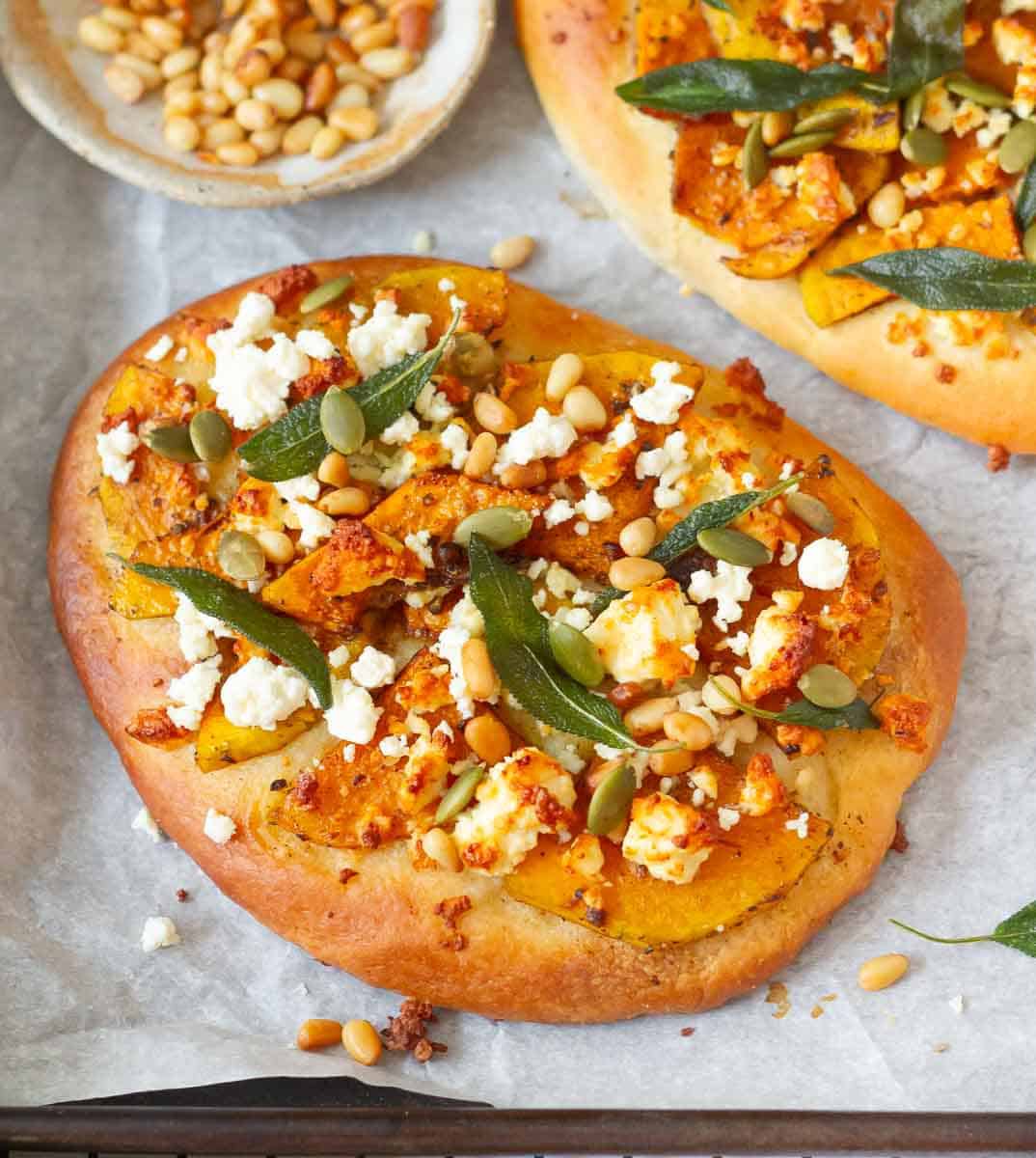 Butternut Squash Flatbread Pizza