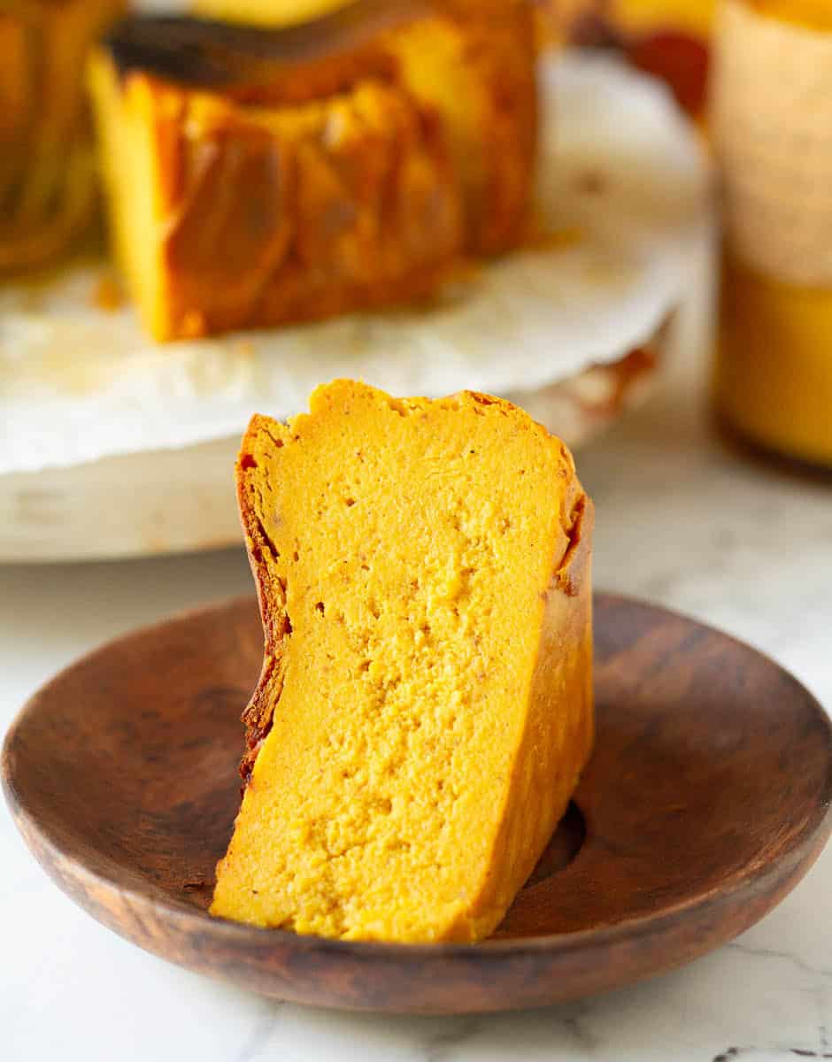 Easiest Pumpkin Burnt Basque Cheesecake