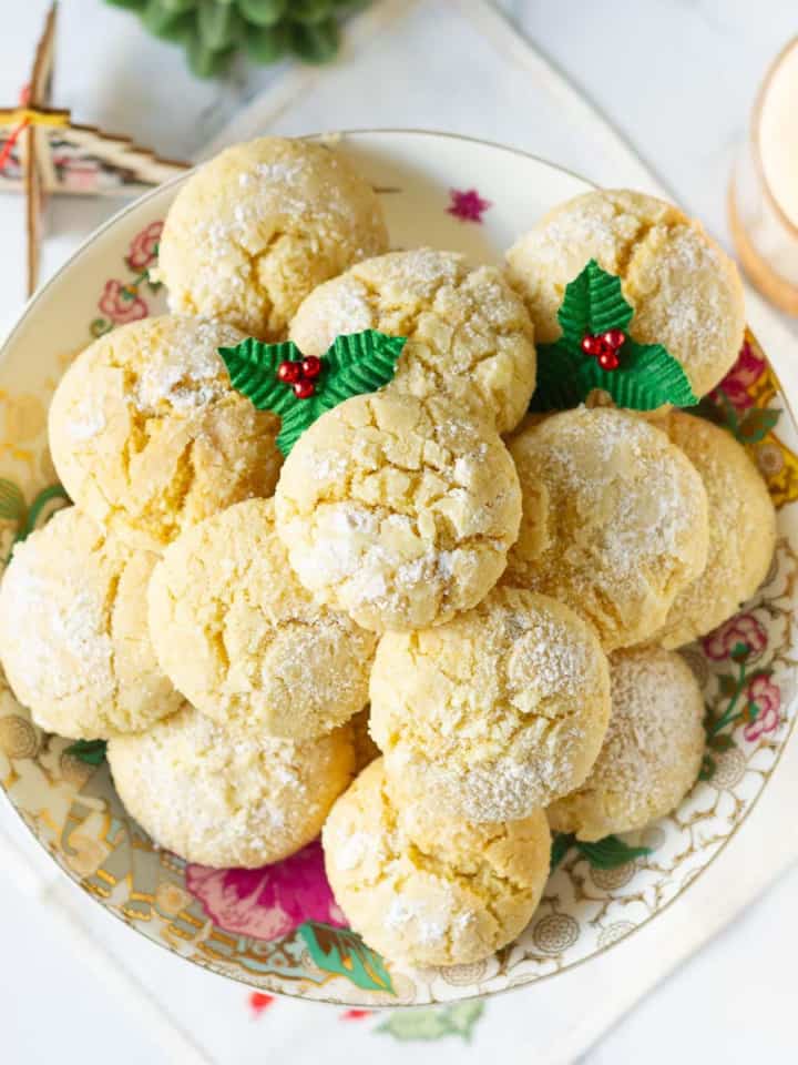 Soft Lemon Crinkle Cookies Recipe