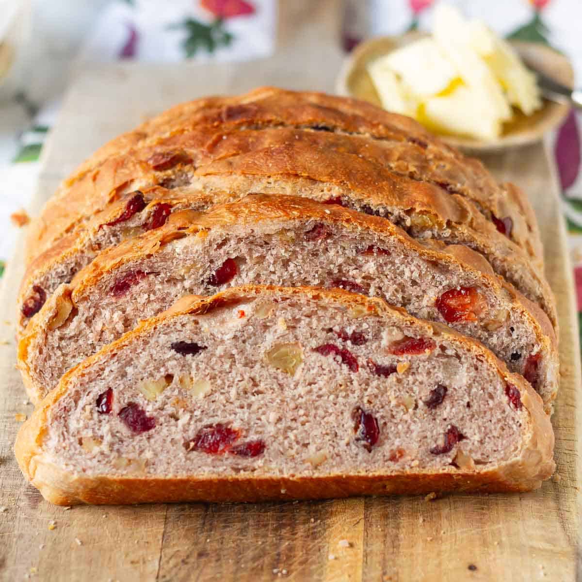 Cranberry Walnut Bread Recipe