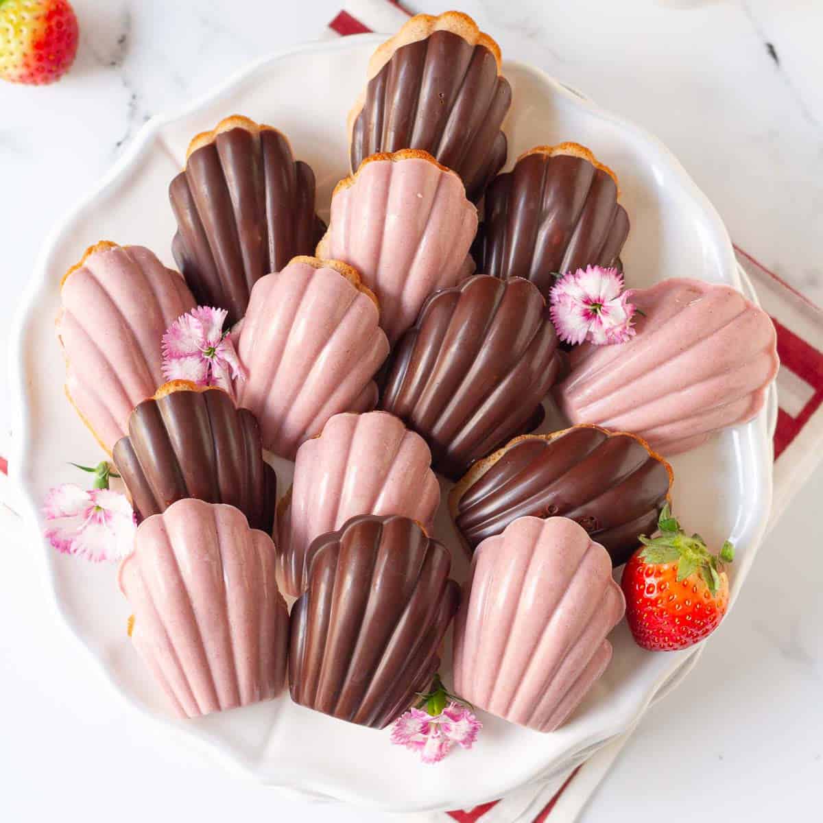 Easy Strawberry Madeleines Recipe Tasha's Artisan Foods