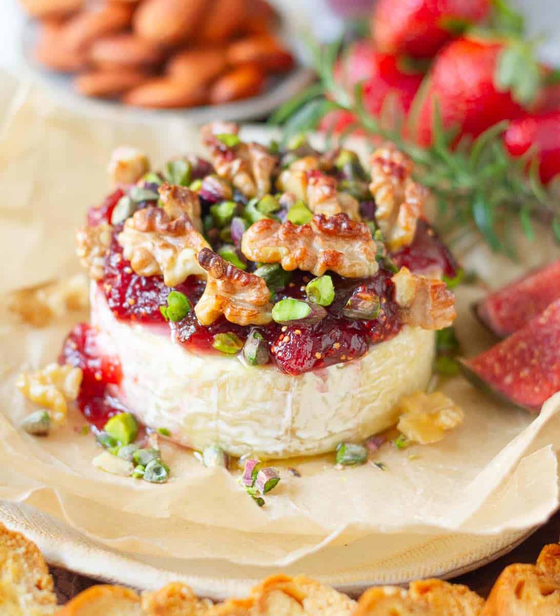 Baked Brie with Fig Jam