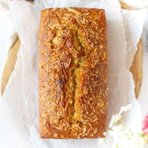 Hawaiian Banana Bread with Pineapple and Coconut