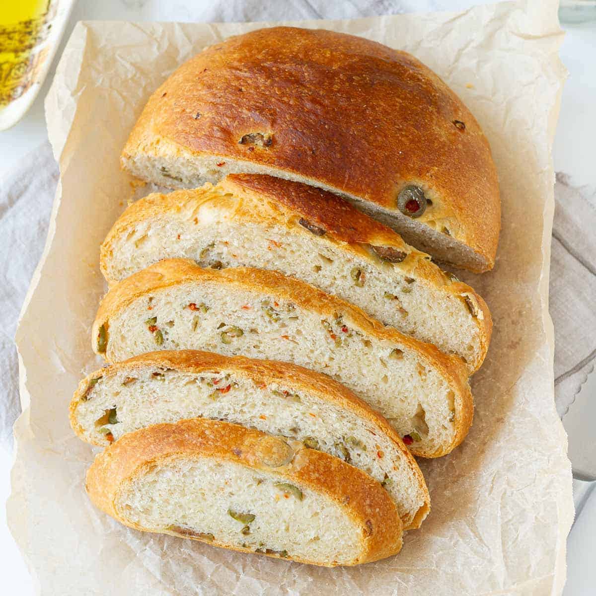 Easy Olive Bread
