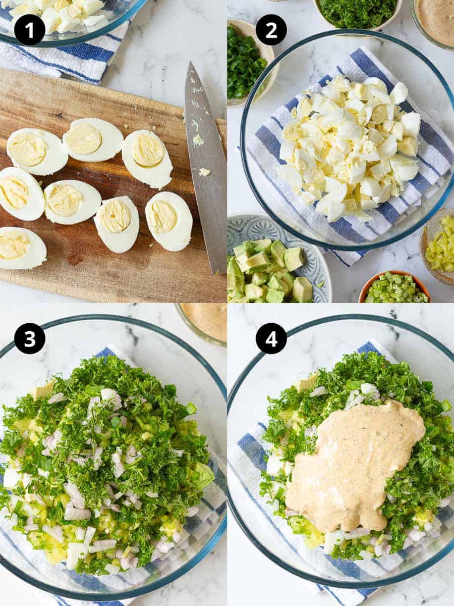 steps to make Easy Avocado Egg Salad (No Mayo)