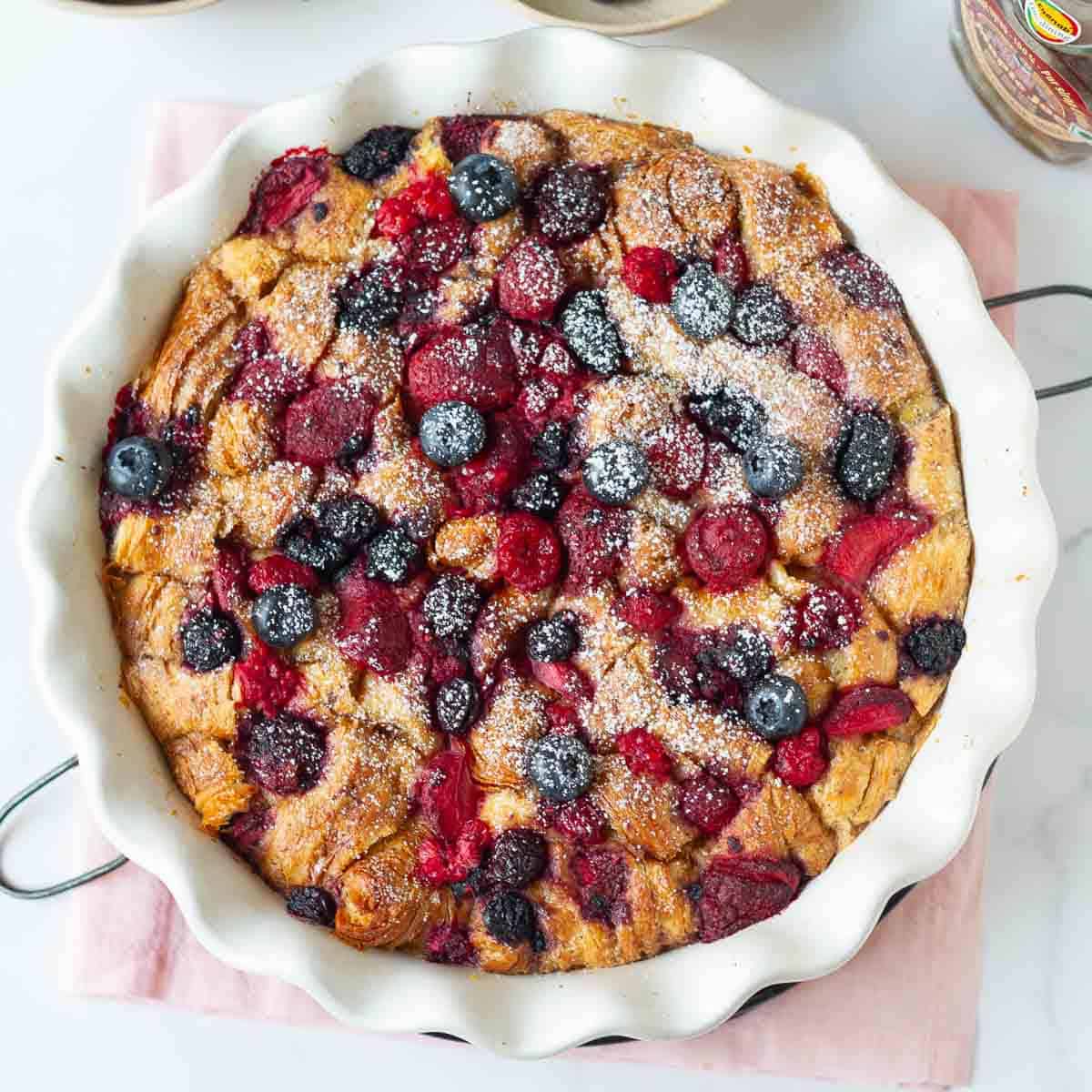 Croissant French Toast Casserole
