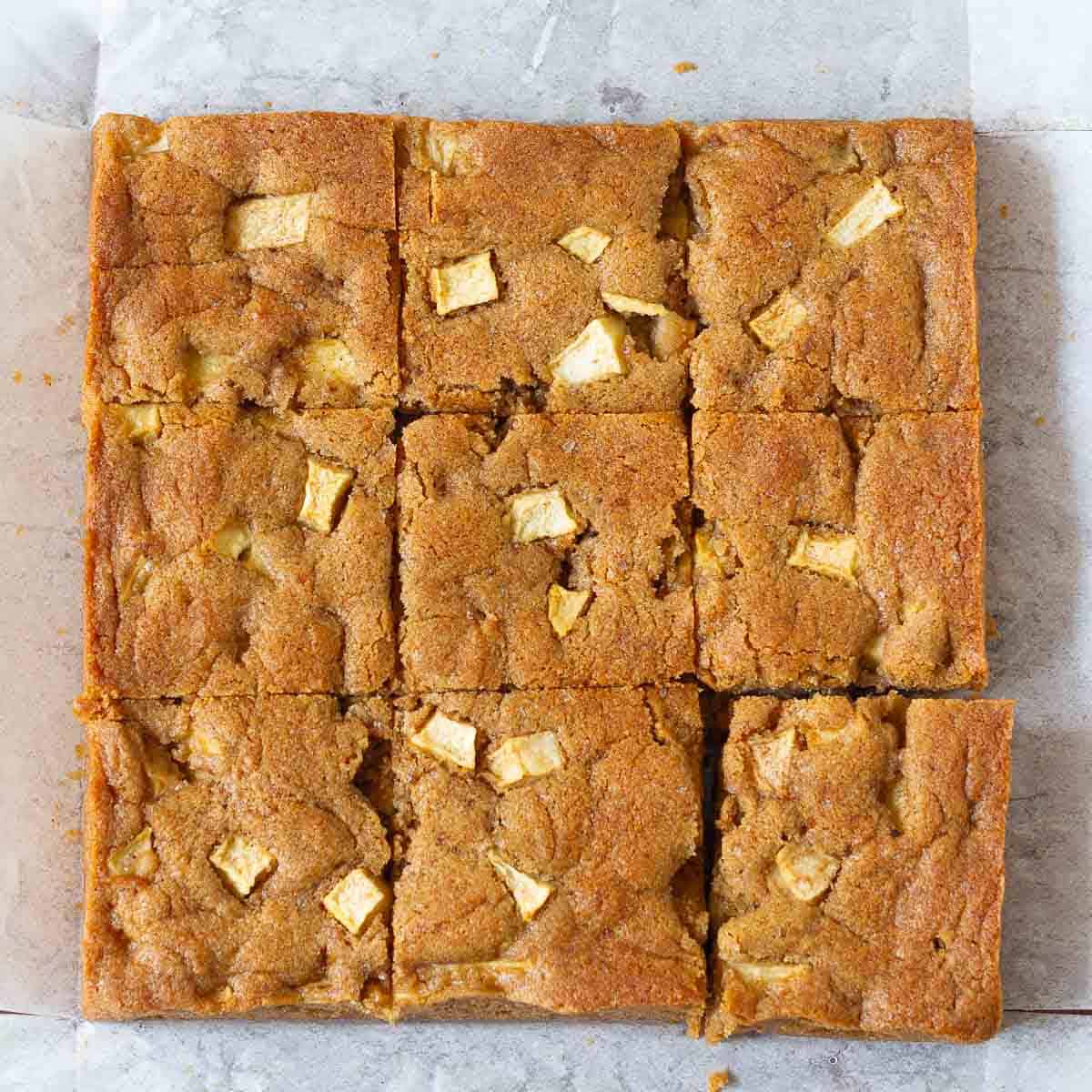 Apple Blondies
